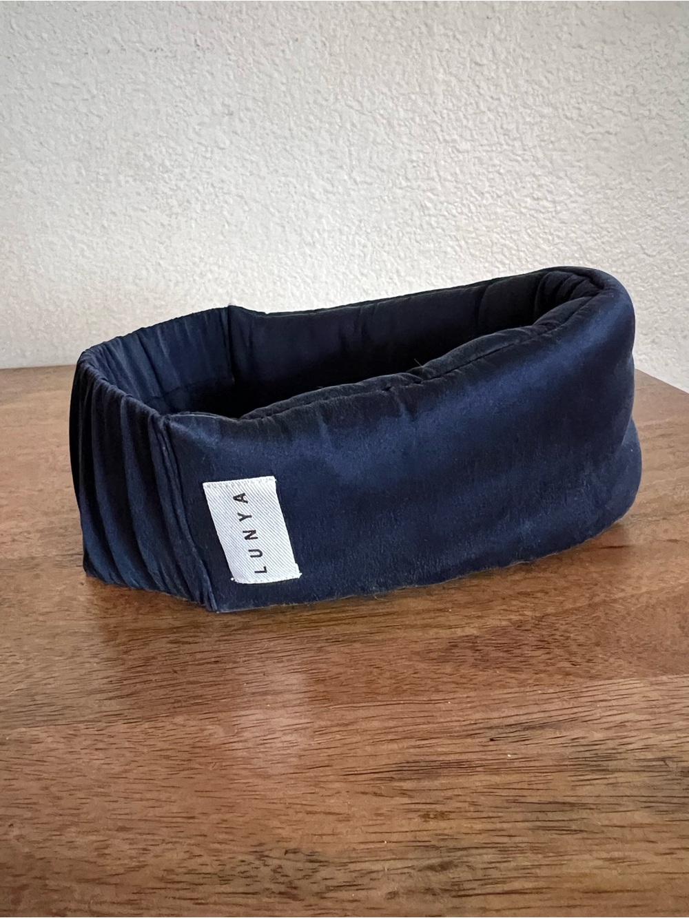 Lunya Washable Silk Sleep Mask Blue - Picture 9 of 12